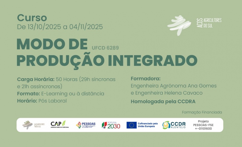 Modo de Produção Integrado | E-learning | 50 Horas