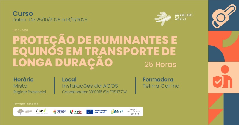 Proteção de Ruminantes e Equinos em Transporte de Longa Duração