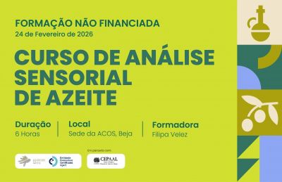 Curso de Análise Sensorial de Azeite | Beja | 6 H