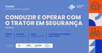 Conduzir e Operar com o Trator em Segurança | 50 Horas