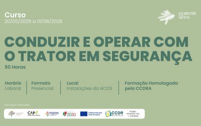 Conduzir e Operar com o Trator em Segurança | 50 Horas